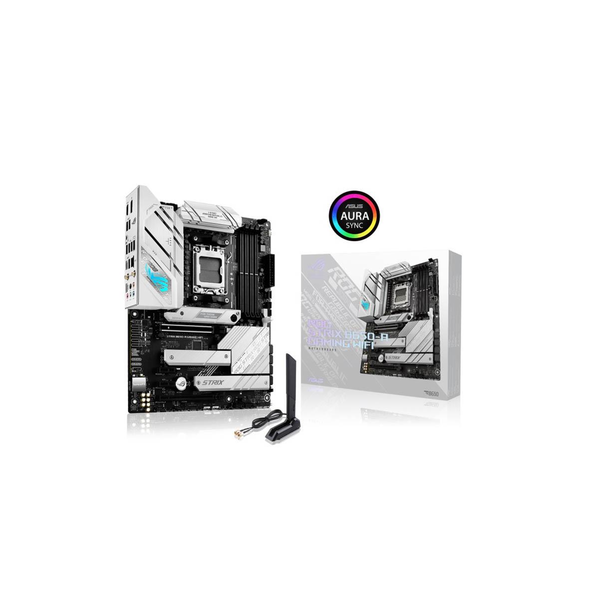 MOTHERBOARD ASUS (ROG STRIX B650-A GAMING WIFI) SOCKET AM5,4*DDR5,HDMI,DP,PCIE-4.0,WIFI6E,ATX - ROG STRIX B650-A GAMING W