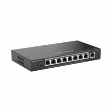 Switch Administrable PoE con 24 puertos Gigabit PoE 802.3af/at + 4 SFP+ para fibra 10Gb, gestión gratuita desde la nube, 370w <br>  <strong>Código SAT:</strong> 43222610 - RUIJIE