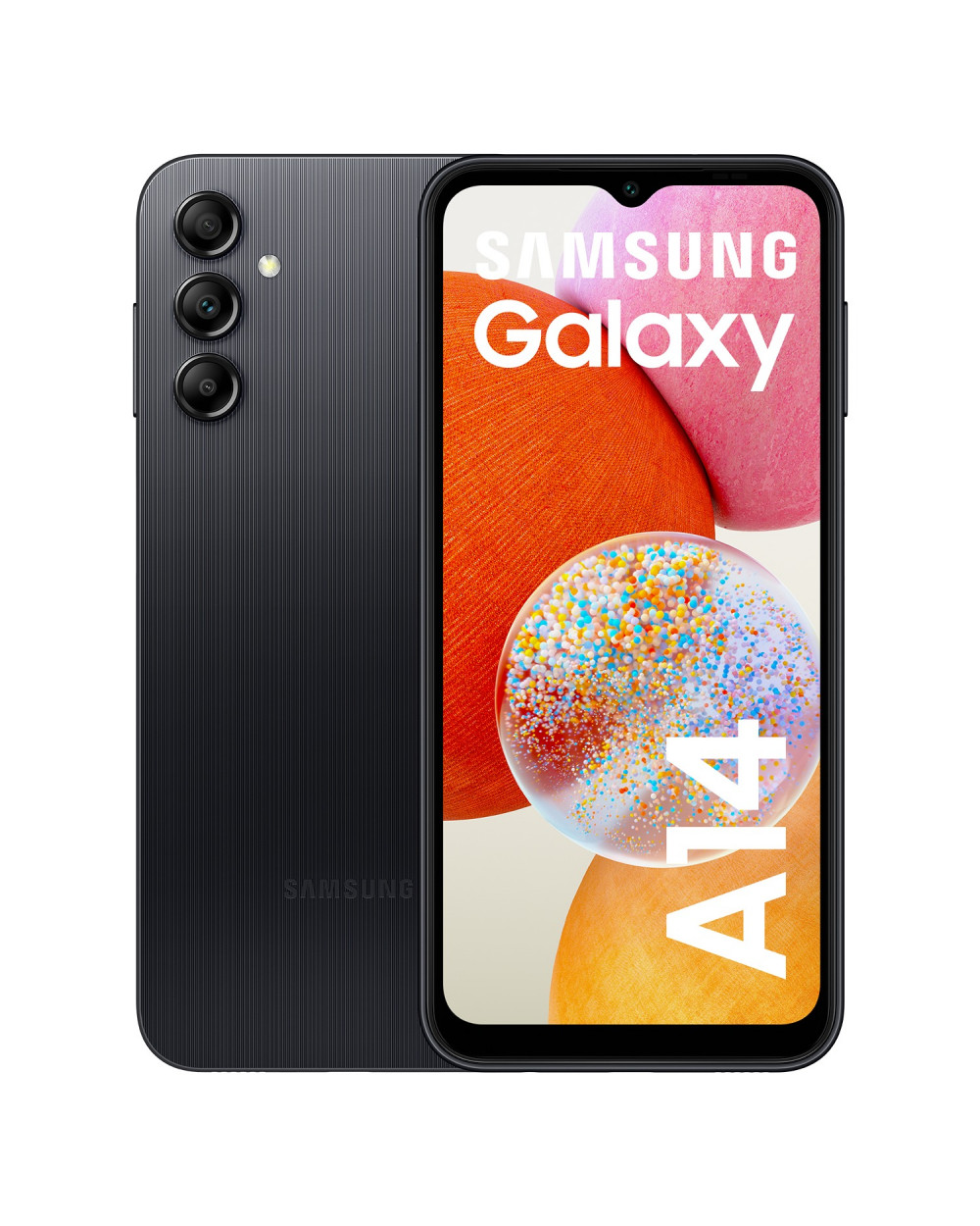 Samsung A14 4GB, 128GB LTE Black Dual Sim (Latino) SM-A145MZKGTPA UPC  - SAMSUNG