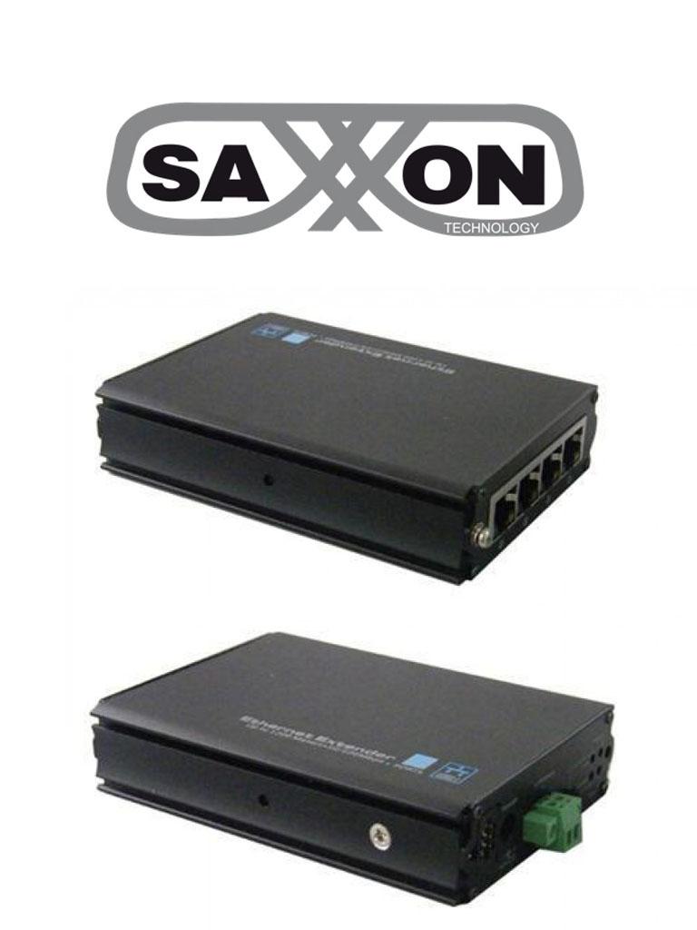 SAXXON uUTP704 - Extensor IP para 4 puertos de hasta 1000 metros por cable UTPCAT5 para 4 puertos - UTP704EA1