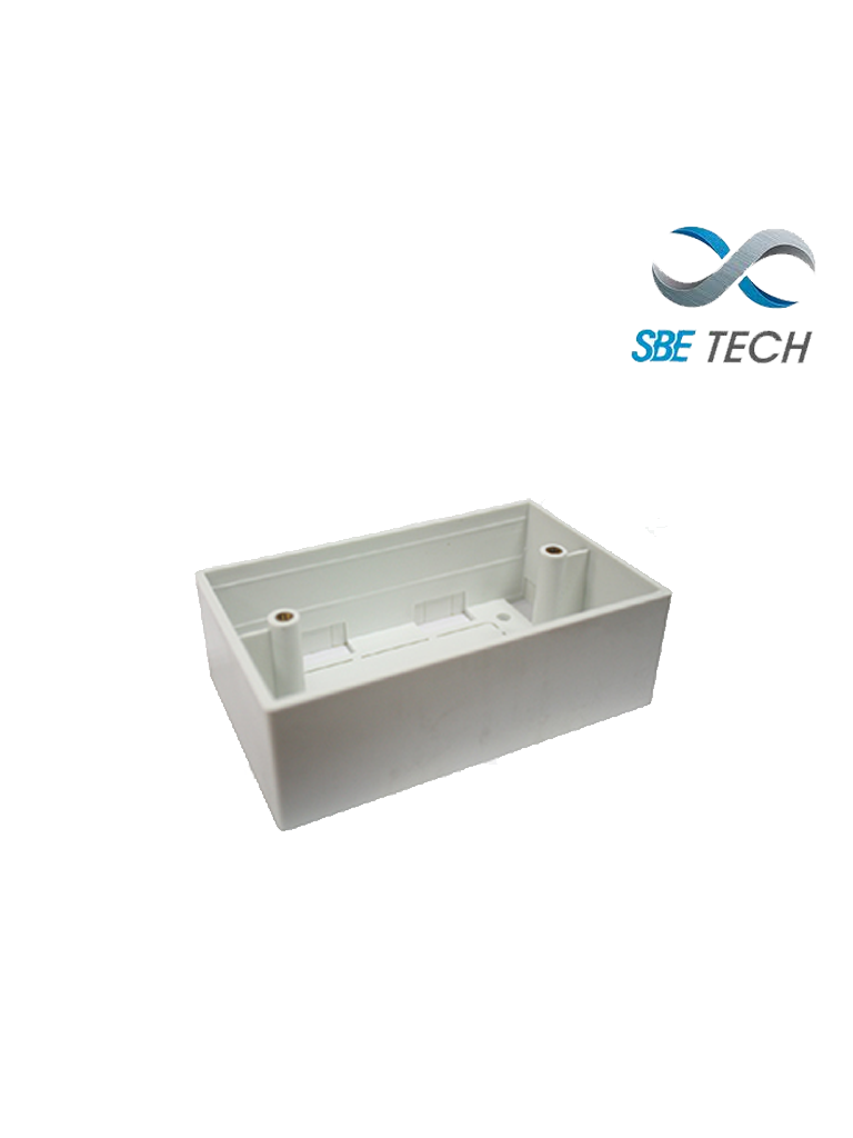 SBETECH SBE-CUNIV2- Caja universal de PVC 2X4 reforzada/ Rango de temperatura de trabajo -20ºC hasta +65ºC/ Facil instalación/ Fácil limpieza - SBE-CUNIV2