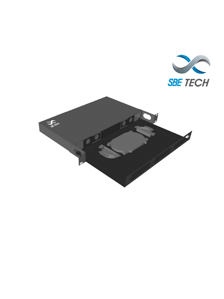 SBE TECH SBE-DFO18D - Distribuidor de fibra óptica con charola deslizable - SBE TECH