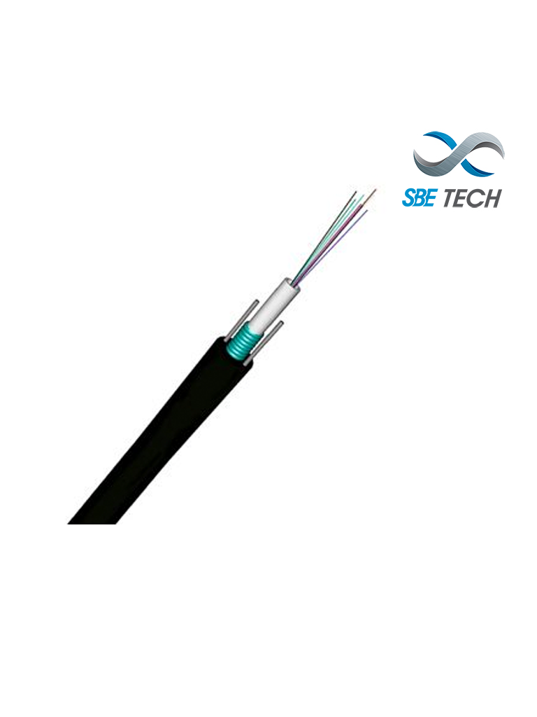 SBETECH SBE-FOEXAR12SM - Fibra óptica monomodo con armadura metálica de 12 hilos OS1. / Metro - SBE TECH