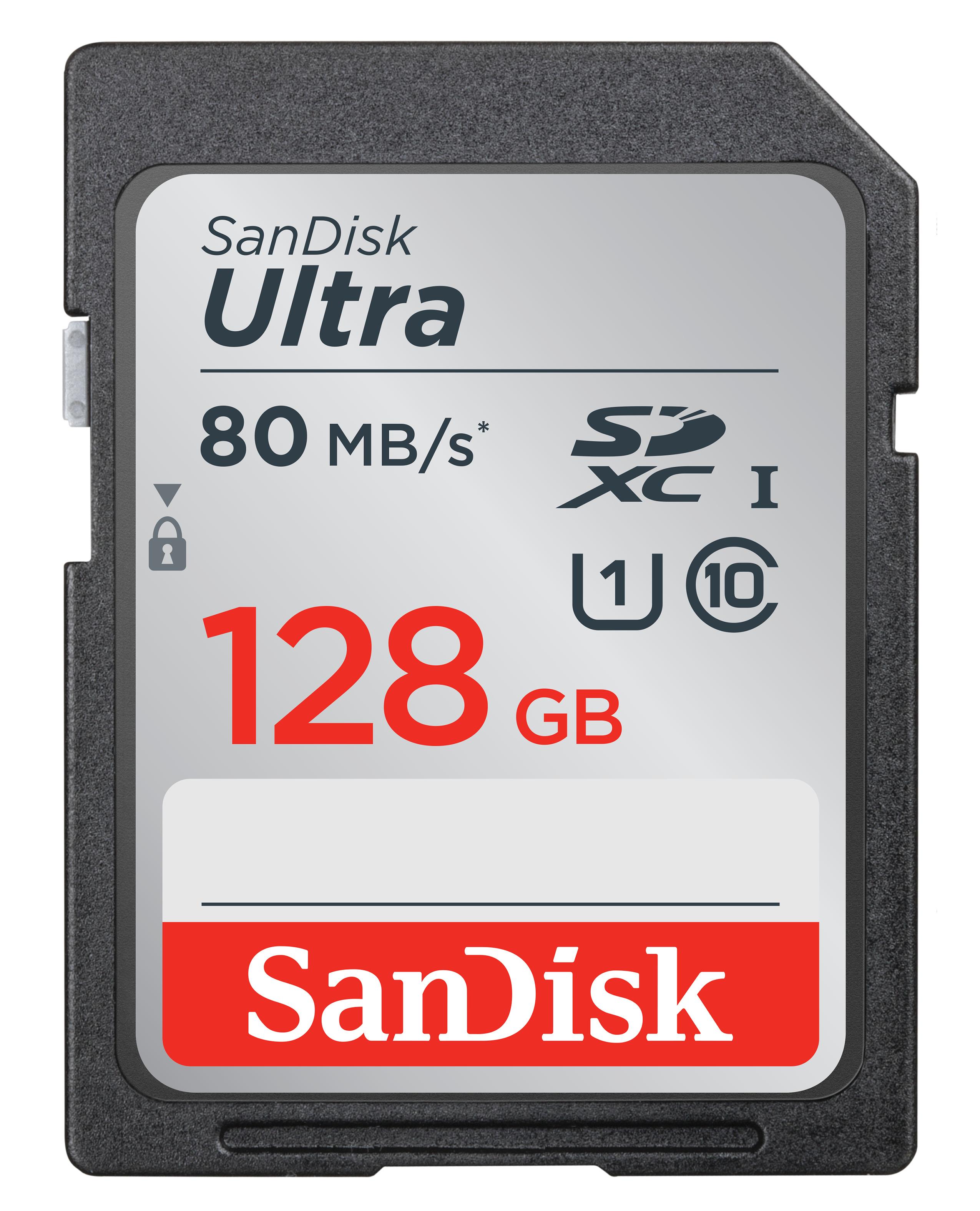 MEMORIA SANDISK SDHC ULTRA 128GB CL10 U1 (SDSDUNC-128G-GN6IN) - SDSDUNC-128G-GN6IN