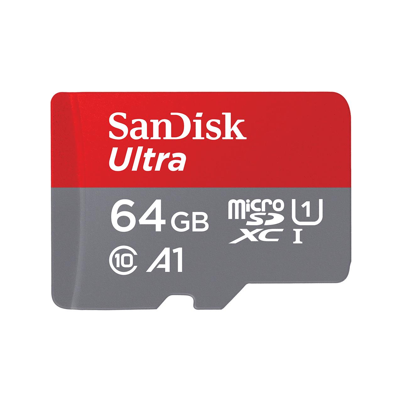 MEMORIA SANDISK MICRO SDXC ULTRA 64GB CL10 A1 U1 (SDSQUA4-064G-GN6MA) - SANDISK