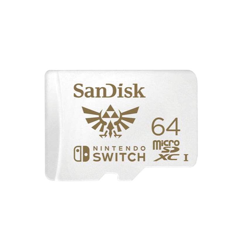 MEMORIA SANDISK MICRO SDXC NINTENDO SWITCH 64GB (SDSQXAT-064G-GNCZN) - SANDISK