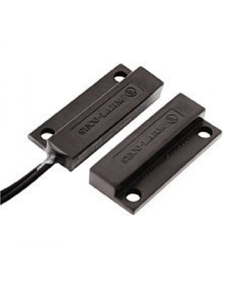 Seco-Larm SM205QBR - Contacto Mini con montaje de tornillo o adhesivo. Gap 3/4 CAFÉ Compatible paneles DSC / RISCO / BOSCH  - SM-205Q/BR