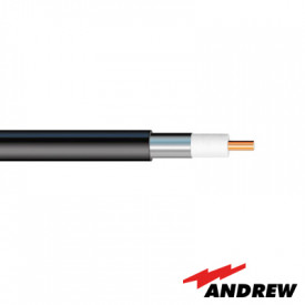 HELIAX Flexible Coaxial Cable smoothwall aluminum 1/2 in black PE jacket FXL-540/500M - ANDREW