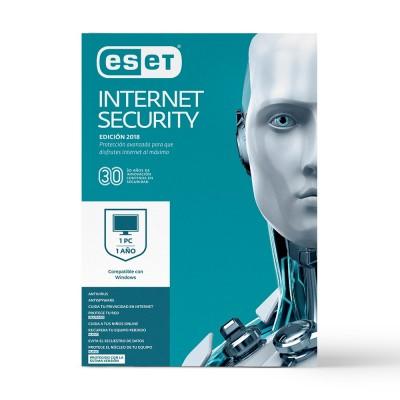 Antivirus ESET Internet Security, 1 licencia, 1 Año(s), Caja Internet Security TMESET-204EAN 8588008130308UPC  - TMESET-204