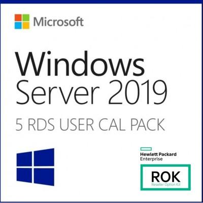 Licencia de Uso CAL para 5 usuarios con servicios de escritorio remoto (RDS)de Microsoft Windows Server 2019 en in/fr/es/ce (P11073-DN1) P11073-DN1 P11073-DN1EAN 4549821253692UPC 190017334066 - HPE