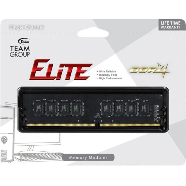Memoria Ram Dimm Teamgroup Elite 16Gb Ddr4 3200 Mhz Pc4 21300 12V Cl19 Negro Ted416G3200C2202 - TED416G3200C2202