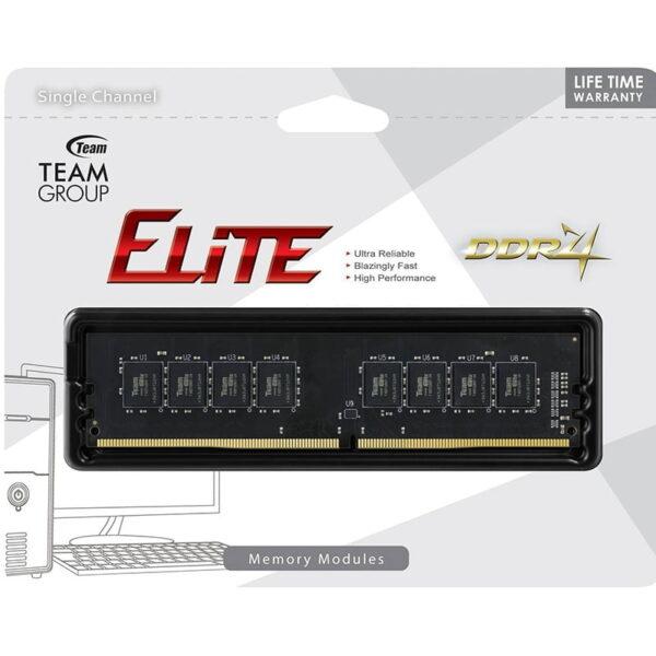 Memoria Ram Dimm Teamgroup Elite 8Gb Ddr4 3200 Mhz Pc4 21300 12V Cl19 Negro Ted48G3200C2202 - TEAM GROUP