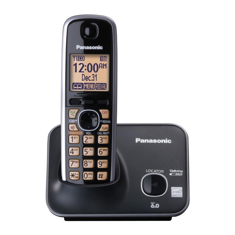 Teléfono Inalámbrico PANASONIC KX-TG4111MEB, Negro, Si, Si KX-TG4111MEB KX-TG4111MEB EAN 5025232602988UPC  - PANASONIC