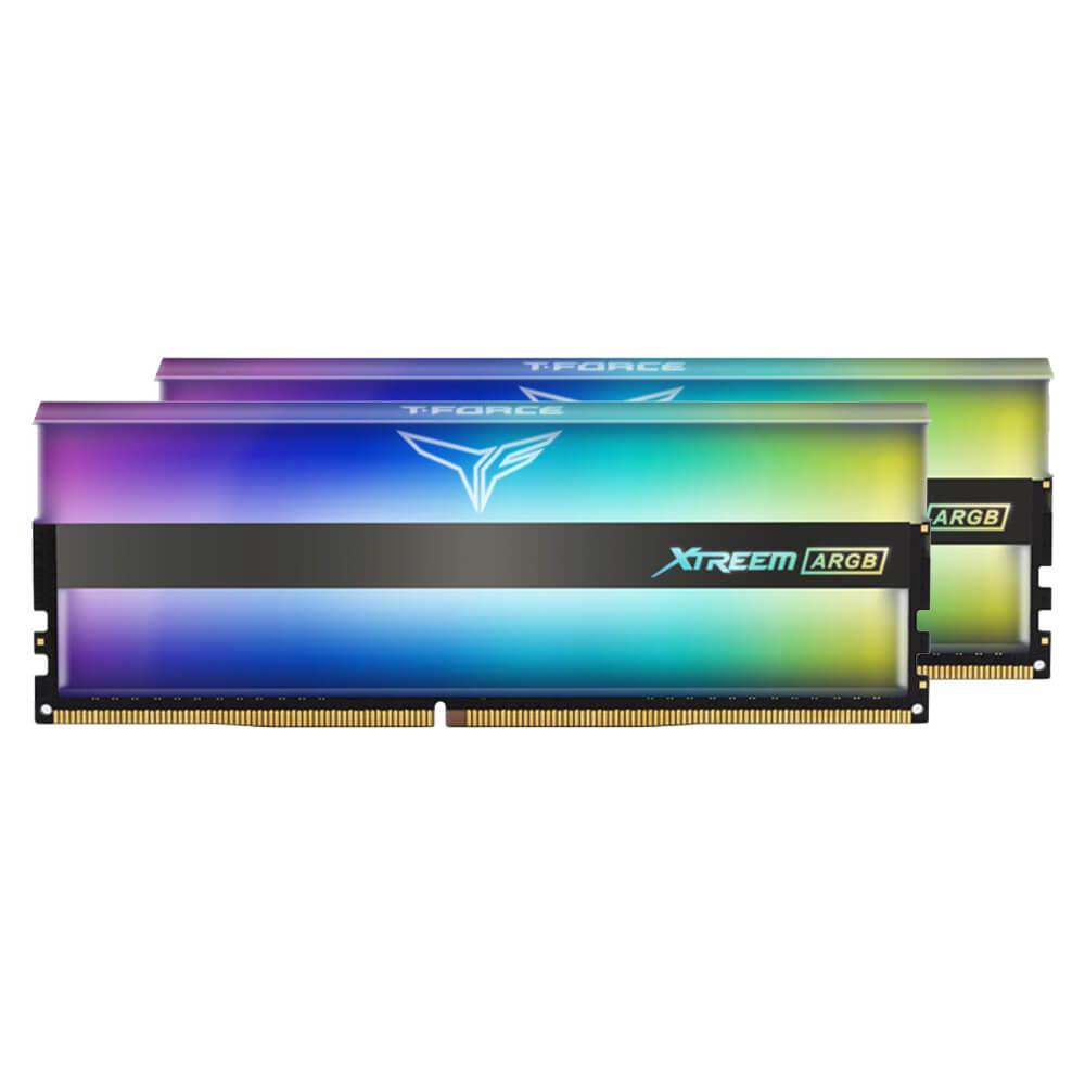 MEMORIA RAM DIMM TEAMGROUP T FORCE XTREEM ARGB 8GBx2 DDR4 3600 MHZ PC4 28800 TF10D416G3600HC18JDC01 - TF10D416G3600HC18JDC01