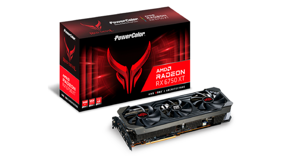 GPU POWER COLOR RADEON RED DEVIL RX 6750XT 12GB GDDR6 OC - AXRX 6750 XT 12GBD6-3DHE/OC