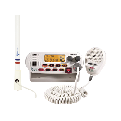 Kit de radio MRF45D y antena marina TX-5206-SYS <br>  <strong>Código SAT:</strong> 43191510 - COBRA