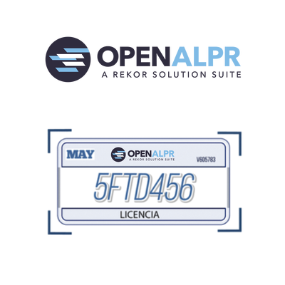 Licencia anual de mantenimiento y actualización de software OpenALPR / por cámara <br>  <strong>Código SAT:</strong> 81112501 - UPDATE-OPENALPR01