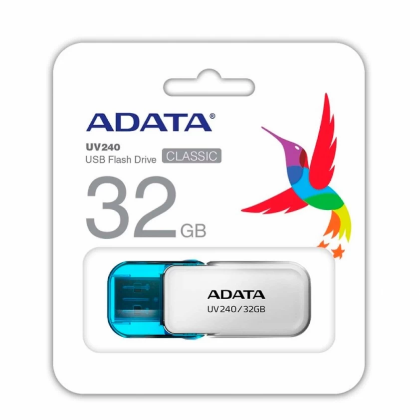 MEMORIA USB ADATA AUV240-32G-RWH BLANCO 2.0 - ADATA