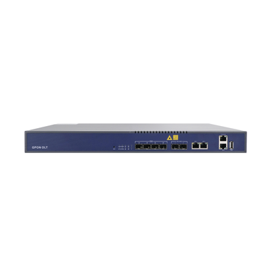 OLT de 4 puertos GPON con 4 puertos Uplink (2 puertos Gigabit Ethernet + 2 puertos Gigabit Ethernet SFP) , hasta 512 ONUS, <br>  <strong>Código SAT:</strong> 43222610 <img src='https://ftp3.syscom.mx/usuarios/fotos/logotipos/v-sol.png' width='20%'>  - V-SOL