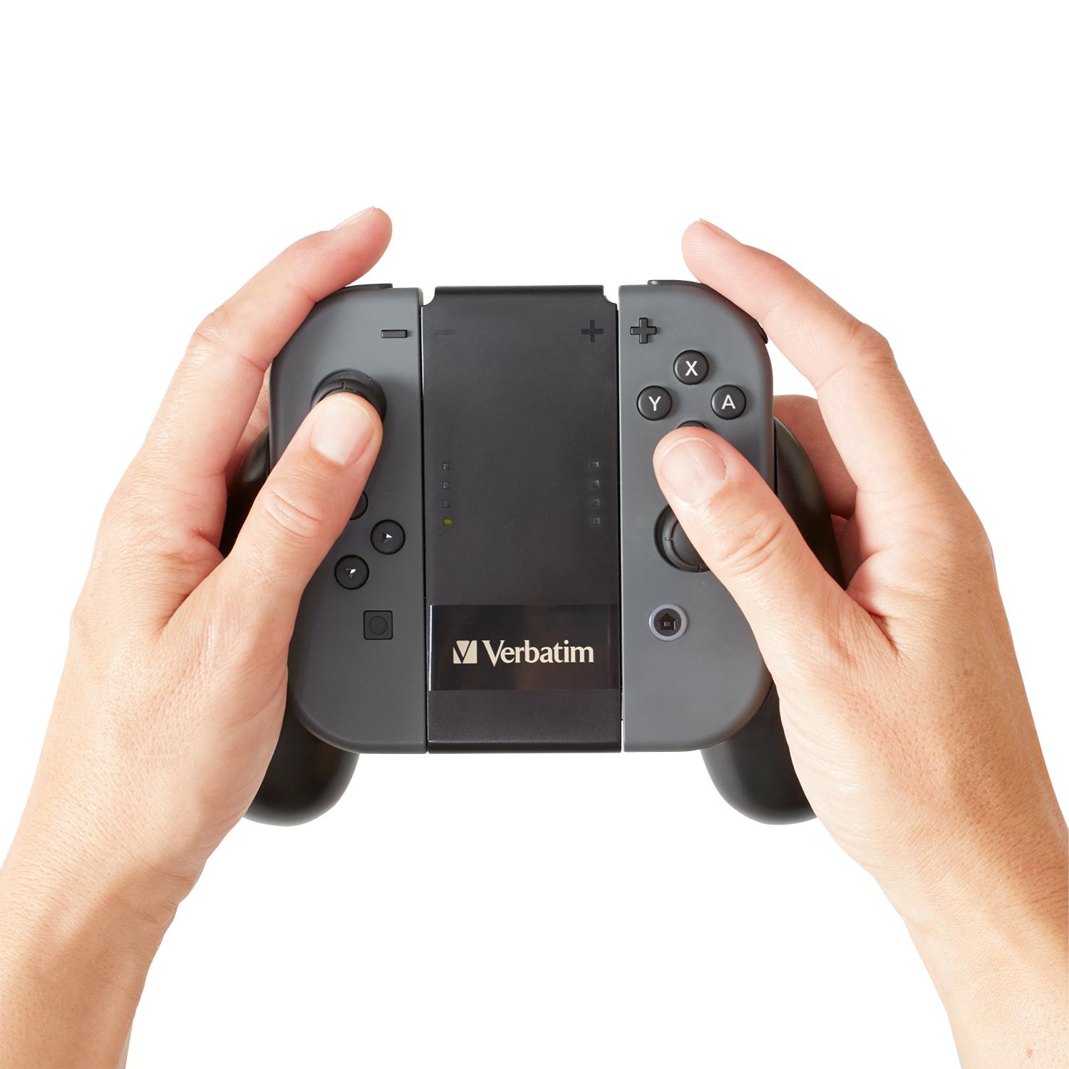 Cargador Grips Verbatim Para Nintendo Switch Black Vb70219 - VB70219
