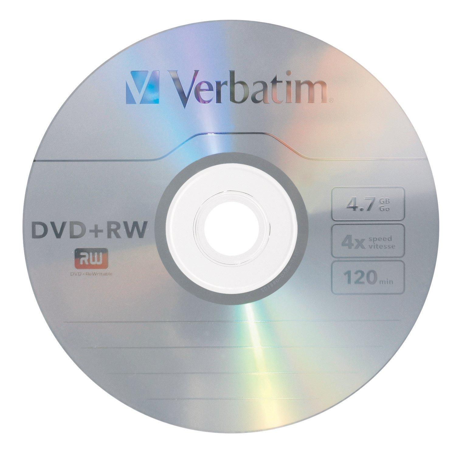 Dvd Rw Verbatim 4X 4 7Gb Dl  Branded Singlejewel Case Verbatim Vb94520 - VERBATIM