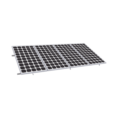 Montaje para Panel Solar de aluminio  anodizado para techo o piso de concreto de rápida instalación línea Starter,  arreglo 1x4 módulos fotovoltaicos <br>  <strong>Código SAT:</strong> 60104701 <img src='https://ftp3.syscom.mx/usuarios/fotos/logotipos/epcom_powerline.png' width='20%'>  - VEKTOR8