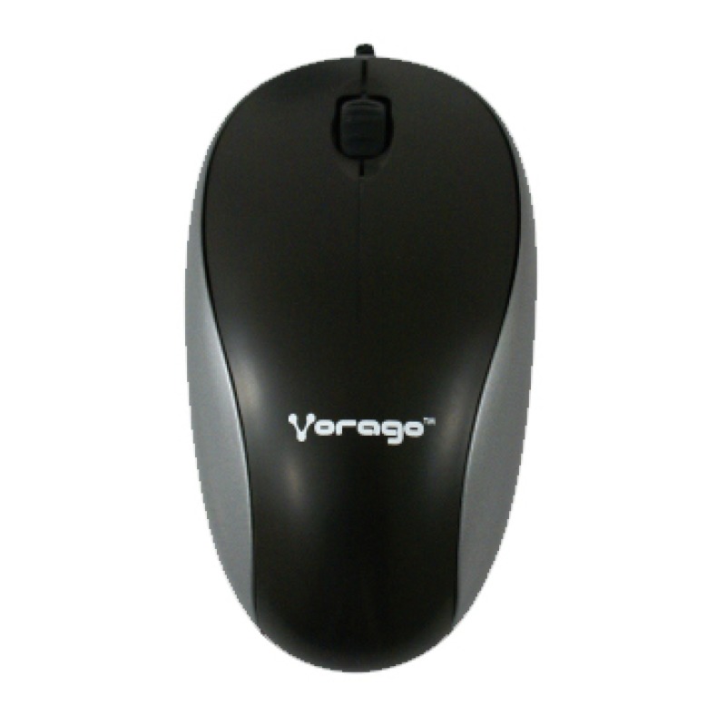 MOUSE VORAGO MO-100 NEGRO OPTICO ALAMBRICO USB 800 / 1,200 DPIS - VOR-MO-100