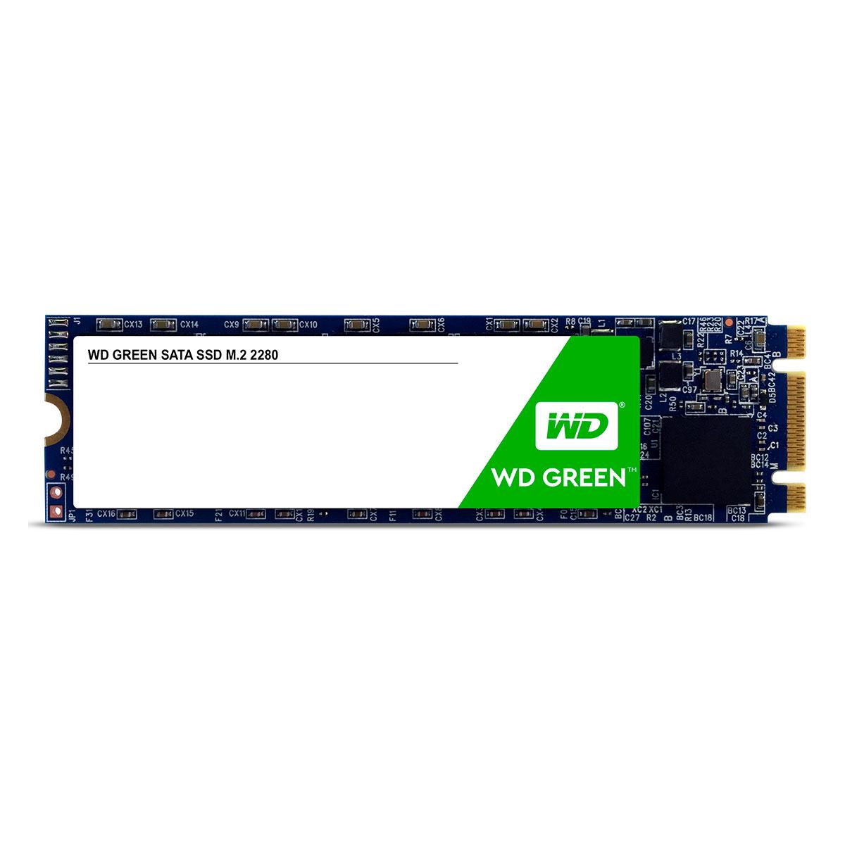 UNIDAD SSD M.2 WD 480GB (WDS480G3G0B) GREEN, SATA3, 2280 - WDS480G3G0B