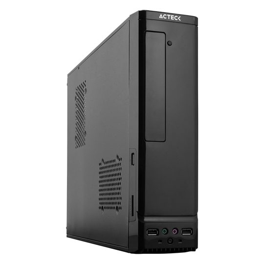 GABINETE ACTECK-E SLIM MICRO ATX/MINI ITX/450W/NEGRO (SUSTITUTO TB-05002) - ACT-AC-929042