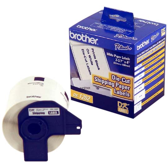 Brother  Cards Labels And Stickers  Continuous Labels  BroEtiTk1202 - BRO-ETI-TK1202