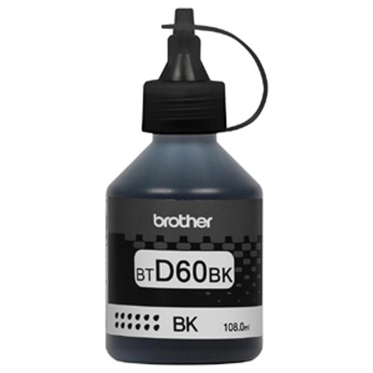 Brother  Btd60Bk  Ink Bottle  Black - BRO-TIN-D60BK