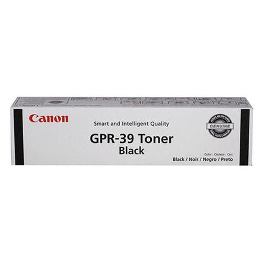 Toner Canon GPR-39 negro Con tecnología de Impresión Láser. Rendimiento de hasta 15,000 páginas. Compatible con IMAGERUNNER 1730, 1730IF, 1740, 1740IF, 1750. - 2787B