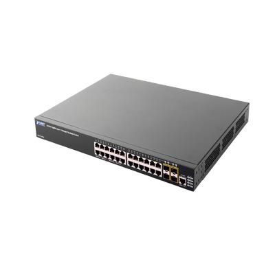 Switch Core Capa 3 de 24 Puertos Gigabit, 4 Puertos SFP 1G, Throughput 128 Gbps/95 Mpps Multicast IGMP <br>  <strong>Código SAT:</strong> 43222610 <img src='https://ftp3.syscom.mx/usuarios/fotos/logotipos/planet.png' width='20%'>  - XGS3-24042