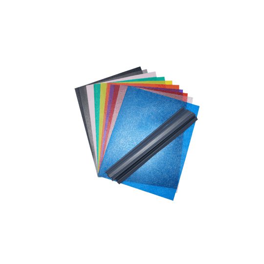 Folder vinil KYMA con costilla  con 10 p Folder vinil con costilla marca KYMA, material rigido, gramaje 350g/m2, tamaño carta. Paquete con 10 piezas de de un solo color (color a surtir es variable), envueltos en una bolsa de polipropileno de 24cmx31cm. - FOLVIKCOS-COL