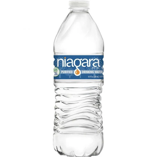 Agua embotellada Niágara de 500ml c/28pz Niágara está posicionada como el  agua líder en el sur de usa, han desarrollado la botella más ecológica del  mercado, reduciendo a la mitad el consumo