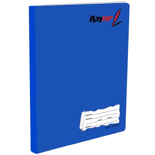 Cuaderno profesional Rayter blanco, vari Cuaderno profesional Rayter blanco, varios colores, con 100 hojas - 10CPBRL
