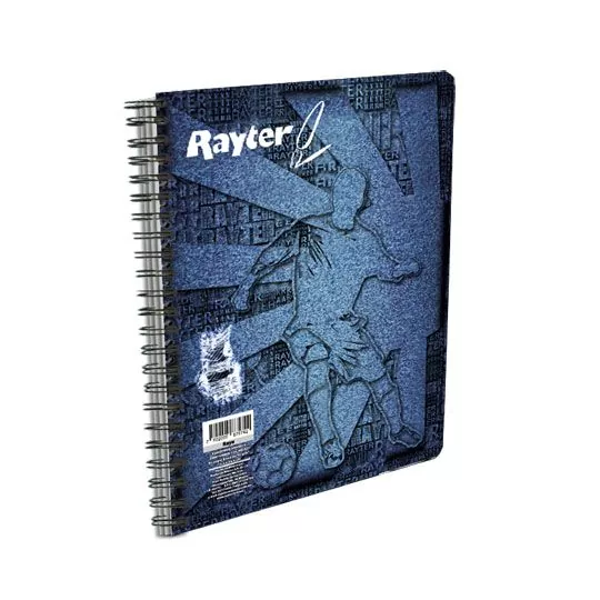 Cuaderno profesional Rayter de cuadro de Cuaderno profesional Rayter de cuadro de 5 mm,  azul mezquilla con 200 hojas - 01DOPR2C50
