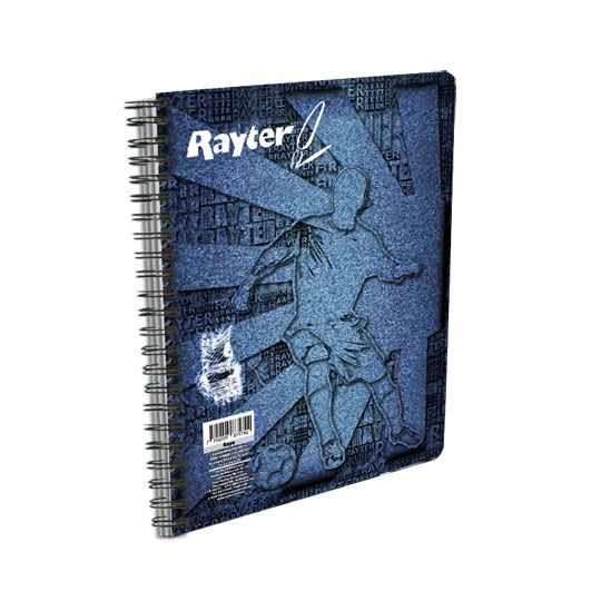 Cuaderno profesional Rayter de cuadro de Cuaderno profesional Rayter de cuadro de 7 mm,  azul mezquilla con 200 hojas - RAYTER