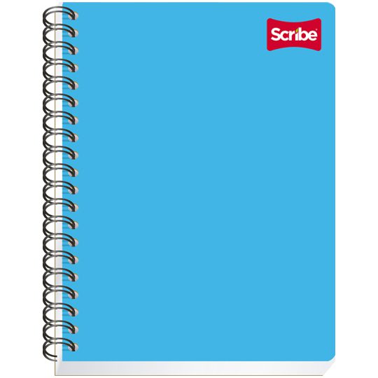 Cuaderno Scribe profesional clásico raya Espiral doble, pasta semi rígida, 100 hojas, cartón resistente, colores surtidos                                                                                                                                                                                , con 100 hojas                          - Código: 1012900 | Compra en Guadalajara