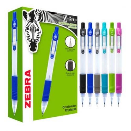 Lapicero Zebra Z-Grip 0.7mm Color Azul Cobalto - 6533-06